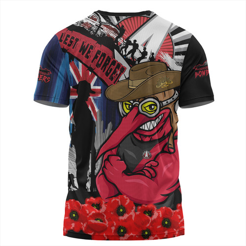 Essendon T-Shirt Anzac Day Honor United In Spirit Essendon T-Shirt Anzac Day Honor United In Spirit