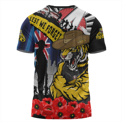 Richmond T-Shirt Anzac Day Honor United In Spirit Richmond T-Shirt Anzac Day Honor United In Spirit