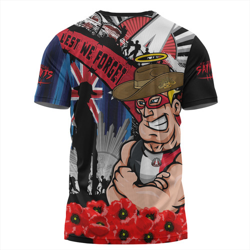 St Kilda T-Shirt Anzac Day Honor United In Spirit St Kilda T-Shirt Anzac Day Honor United In Spirit