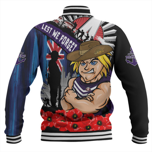 Fremantle Baseball Jacket Anzac Day Honor United In Spirit Fremantle Baseball Jacket Anzac Day Honor United In Spirit