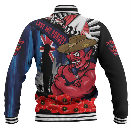 Melbourne Baseball Jacket Anzac Day Honor United In Spirit Melbourne Baseball Jacket Anzac Day Honor United In Spirit