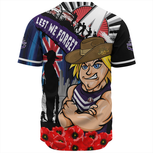 Fremantle Baseball Shirt Anzac Day Honor United In Spirit Fremantle Baseball Shirt Anzac Day Honor United In Spirit