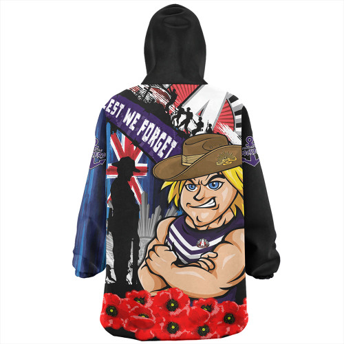 Fremantle Snug Hoodie Anzac Day Honor United In Spirit