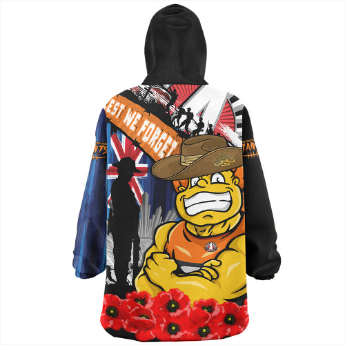 GWS GIANTS Snug Hoodie Anzac Day Honor United In Spirit GWS GIANTS Snug Hoodie Anzac Day Honor United In Spirit