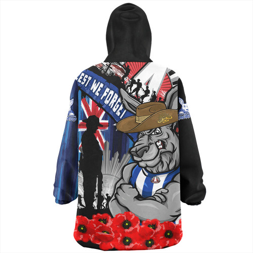 North Melbourne Snug Hoodie Anzac Day Honor United In Spirit North Melbourne Snug Hoodie Anzac Day Honor United In Spirit