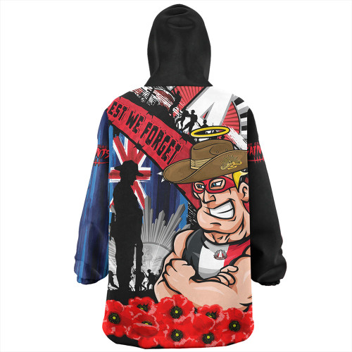 St Kilda Snug Hoodie Anzac Day Honor United In Spirit St Kilda Snug Hoodie Anzac Day Honor United In Spirit