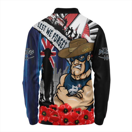 Carlton Long Sleeve Polo Shirt Anzac Day Honor United In Spirit Carlton Long Sleeve Polo Shirt Anzac Day Honor United In Spirit