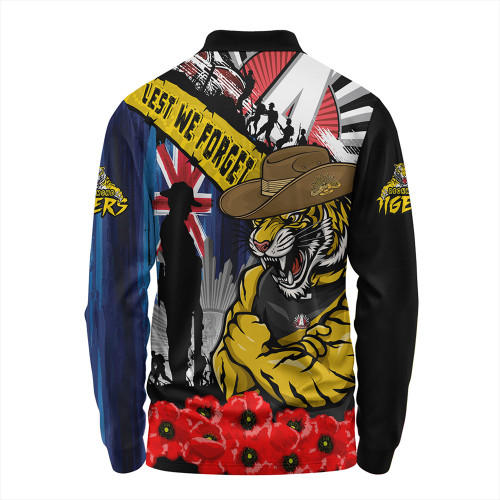 Richmond Long Sleeve Polo Shirt Anzac Day Honor United In Spirit