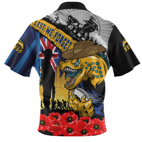 Parramatta Eels Hawaiian Shirt United In Spirit Anzac Day Tribute Parramatta Eels Hawaiian Shirt United In Spirit Anzac Day Tribute