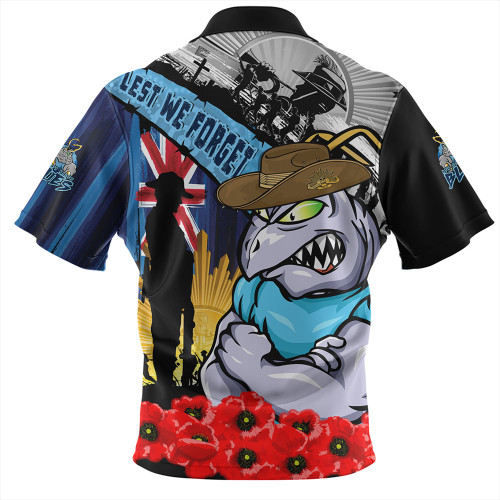 New South Wales Blues Hawaiian Shirt United In Spirit Anzac Day Tribute New South Wales Blues Hawaiian Shirt United In Spirit Anzac Day Tribute