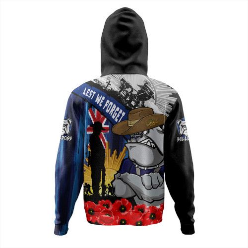 Canterbury-Bankstown Bulldogs Hoodie United In Spirit Anzac Day Tribute Canterbury-Bankstown Bulldogs Hoodie United In Spirit Anzac Day Tribute