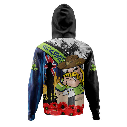 Canberra Raiders Hoodie United In Spirit Anzac Day Tribute Canberra Raiders Hoodie United In Spirit Anzac Day Tribute