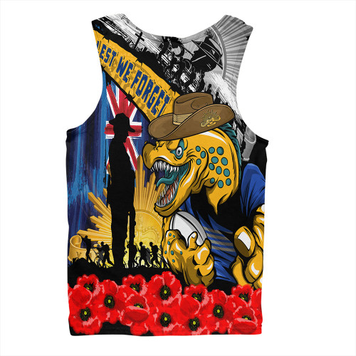 Parramatta Eels Men Singlet United In Spirit Anzac Day Tribute