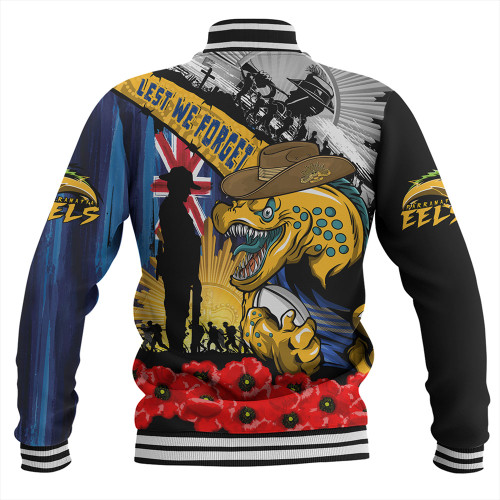 Parramatta Eels Baseball Jacket United In Spirit Anzac Day Tribute Parramatta Eels Baseball Jacket United In Spirit Anzac Day Tribute