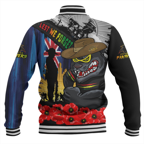 Penrith Panthers Baseball Jacket United In Spirit Anzac Day Tribute
