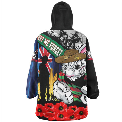 South Sydney Rabbitohs Snug Hoodie United In Spirit Anzac Day Tribute South Sydney Rabbitohs Snug Hoodie United In Spirit Anzac Day Tribute