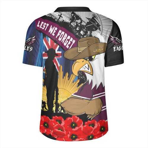 Manly Warringah Sea Eagles Rugby Jersey United In Spirit Anzac Day Tribute Manly Warringah Sea Eagles Rugby Jersey United In Spirit Anzac Day Tribute