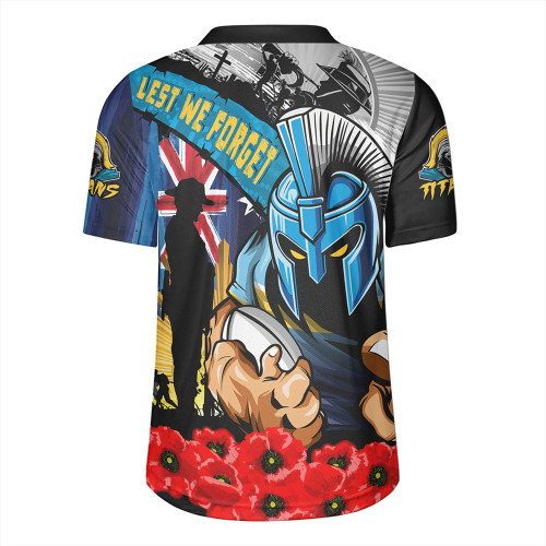 Gold Coast Titans Rugby Jersey United In Spirit Anzac Day Tribute Gold Coast Titans Rugby Jersey United In Spirit Anzac Day Tribute