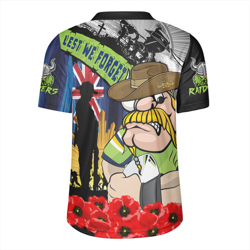 Canberra Raiders Rugby Jersey United In Spirit Anzac Day Tribute