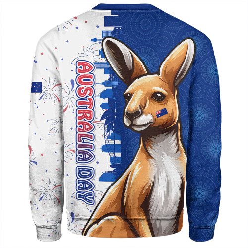 Australia Sweatshirt Australia Day Spirit Kangaroo Design Australia Sweatshirt Australia Day Spirit Kangaroo Design