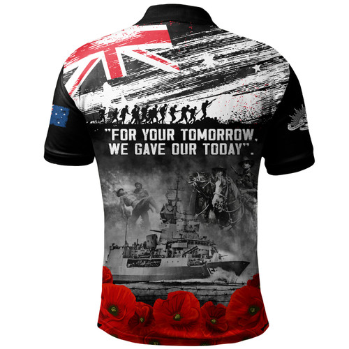 Australia Polo Shirt We Gave Our Today Anzac Day Memorial Australia Polo Shirt We Gave Our Today Anzac Day Memorial