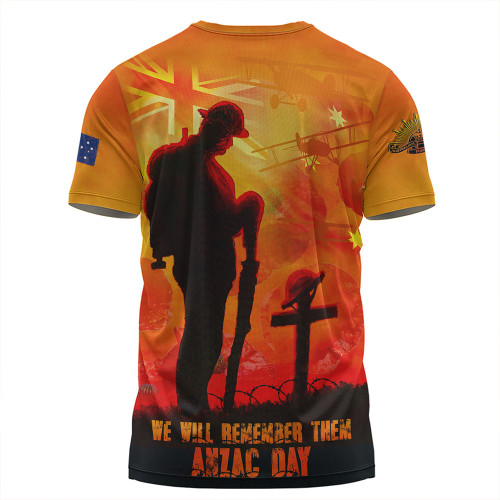 Australia T-Shirt Dawn Of Sacrifice Anzac Remembrance Australia T-Shirt Dawn Of Sacrifice Anzac Remembrance