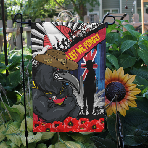 Adelaide Crows Garden Flag Anzac Day Honor United In Spirit