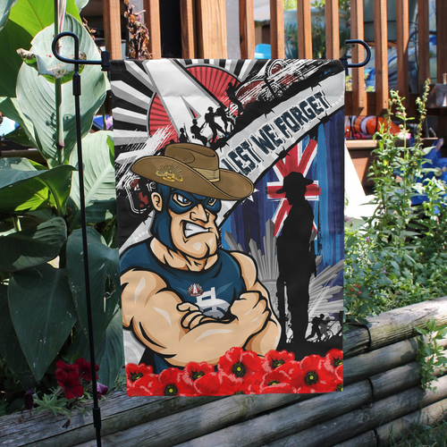 Carlton Garden Flag Anzac Day Honor United In Spirit Carlton Garden Flag Anzac Day Honor United In Spirit