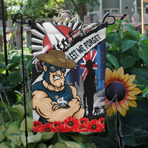 Carlton Garden Flag Anzac Day Honor United In Spirit Carlton Garden Flag Anzac Day Honor United In Spirit