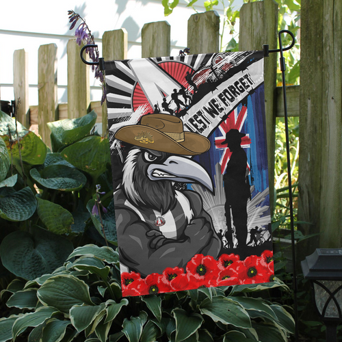 Collingwood Garden Flag Anzac Day Honor United In Spirit Collingwood Garden Flag Anzac Day Honor United In Spirit