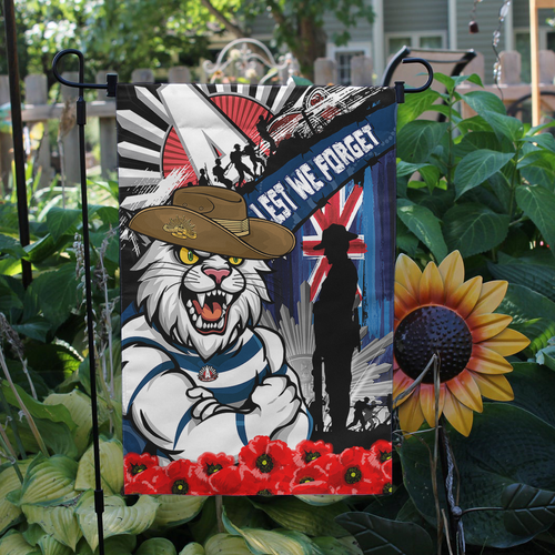 Geelong Cats Garden Flag Anzac Day Honor United In Spirit