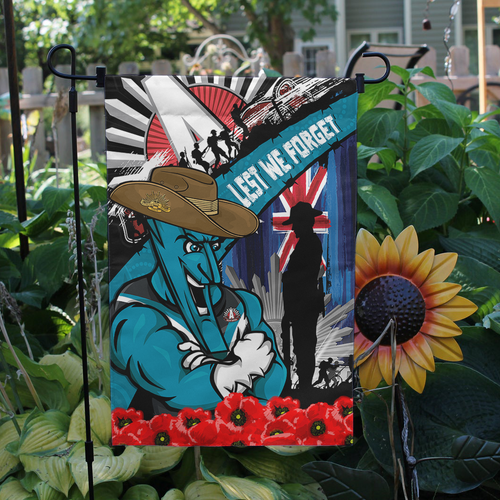 Port Adelaide Garden Flag Anzac Day Honor United In Spirit Port Adelaide Garden Flag Anzac Day Honor United In Spirit