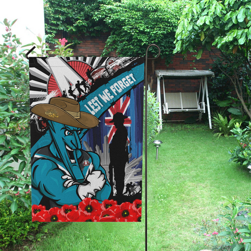Port Adelaide Garden Flag Anzac Day Honor United In Spirit Port Adelaide Garden Flag Anzac Day Honor United In Spirit
