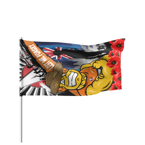 GWS GIANTS Flag Parade Anzac Day Honor United In Spirit