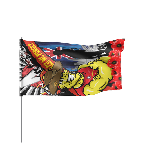 Gold Coast SUNS Flag Parade Anzac Day Honor United In Spirit