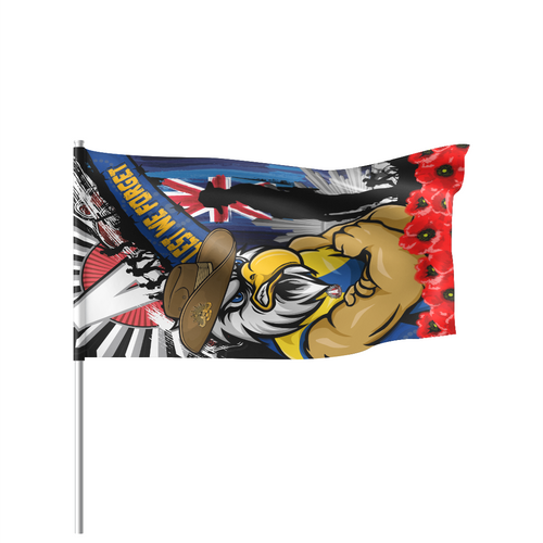 West Coast Eagles Flag Parade Anzac Day Honor United In Spirit West Coast Eagles Flag Parade Anzac Day Honor United In Spirit