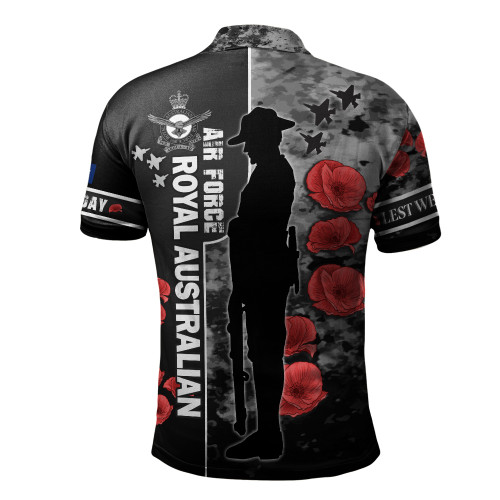 Aotearoa Australia Polo Shirt - Royal Australian Air Force Anzac Day Camouflage Style Aotearoa Australia Polo Shirt - Royal Australian Air Force Anzac Day Camouflage Style