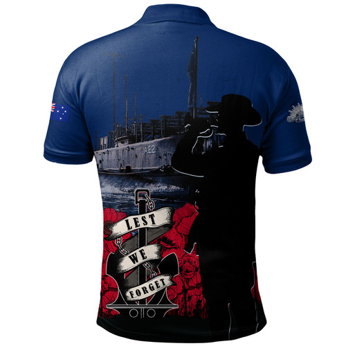 Australia Polo Shirt Anzac Day Lest We Forget Royal Australian Navy Australia Polo Shirt Anzac Day Lest We Forget Royal Australian Navy
