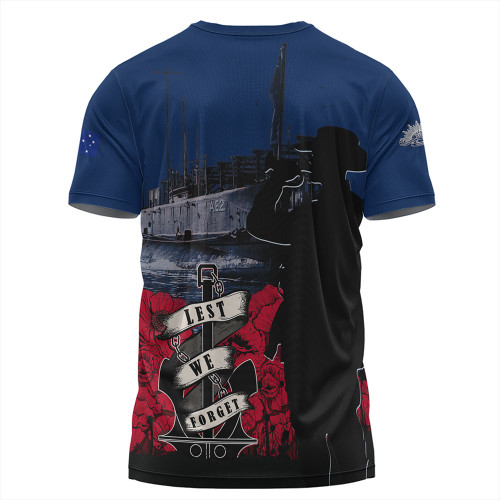Australia T-Shirt Anzac Day Lest We Forget Royal Australian Navy Australia T-Shirt Anzac Day Lest We Forget Royal Australian Navy