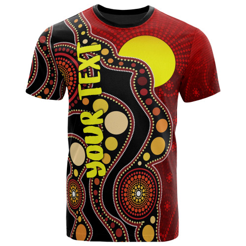 [Custom] Australia Aboriginal T-Shirt - Australia Aboriginal Lives Matter Flag
