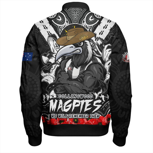 Collingwood Bomber Jacket Ripped Legacy Of The Game The ANZAC Spirit Lives On Collingwood Bomber Jacket Ripped Legacy Of The Game The ANZAC Spirit Lives On