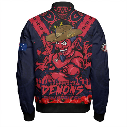 Melbourne Bomber Jacket Ripped Legacy Of The Game The ANZAC Spirit Lives On Melbourne Bomber Jacket Ripped Legacy Of The Game The ANZAC Spirit Lives On