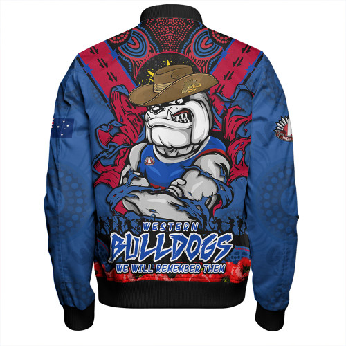 Western Bulldogs Bomber Jacket Ripped Legacy Of The Game The ANZAC Spirit Lives On Western Bulldogs Bomber Jacket Ripped Legacy Of The Game The ANZAC Spirit Lives On