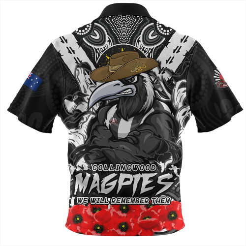 Collingwood Hawaiian Shirt Ripped Legacy Of The Game The ANZAC Spirit Lives On