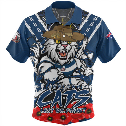 Geelong Cats Hawaiian Shirt Ripped Legacy Of The Game The ANZAC Spirit Lives On Geelong Cats Hawaiian Shirt Ripped Legacy Of The Game The ANZAC Spirit Lives On