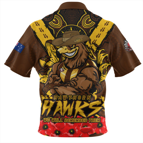 Hawthorn Hawaiian Shirt Ripped Legacy Of The Game The ANZAC Spirit Lives On Hawthorn Hawaiian Shirt Ripped Legacy Of The Game The ANZAC Spirit Lives On