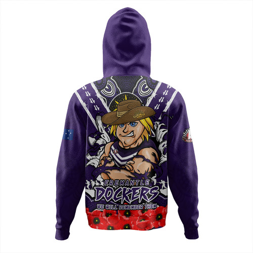 Fremantle Hoodie Ripped Legacy Of The Game The ANZAC Spirit Lives On Fremantle Hoodie Ripped Legacy Of The Game The ANZAC Spirit Lives On