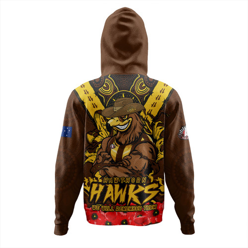 Hawthorn Hoodie Ripped Legacy Of The Game The ANZAC Spirit Lives On Hawthorn Hoodie Ripped Legacy Of The Game The ANZAC Spirit Lives On