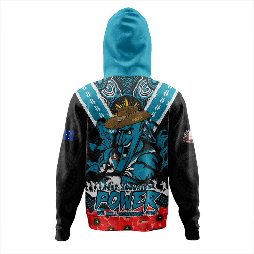 Port Adelaide Hoodie Ripped Legacy Of The Game The ANZAC Spirit Lives On Port Adelaide Hoodie Ripped Legacy Of The Game The ANZAC Spirit Lives On