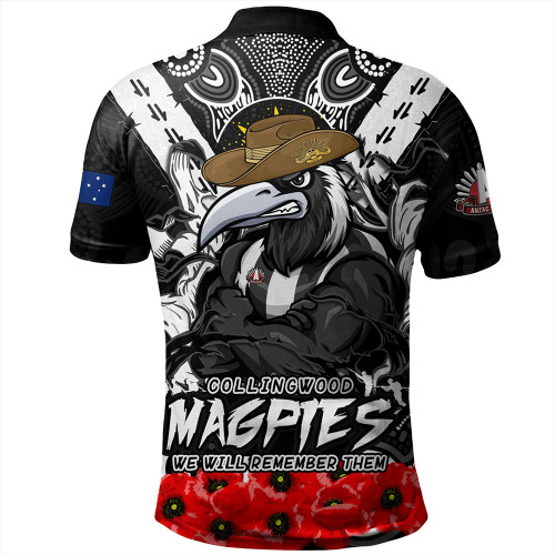 Collingwood Polo Shirt Ripped Legacy Of The Game The ANZAC Spirit Lives On Collingwood Polo Shirt Ripped Legacy Of The Game The ANZAC Spirit Lives On